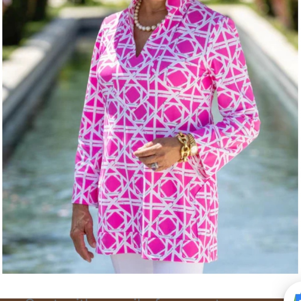 Jude Connally Pink Geometric 👚